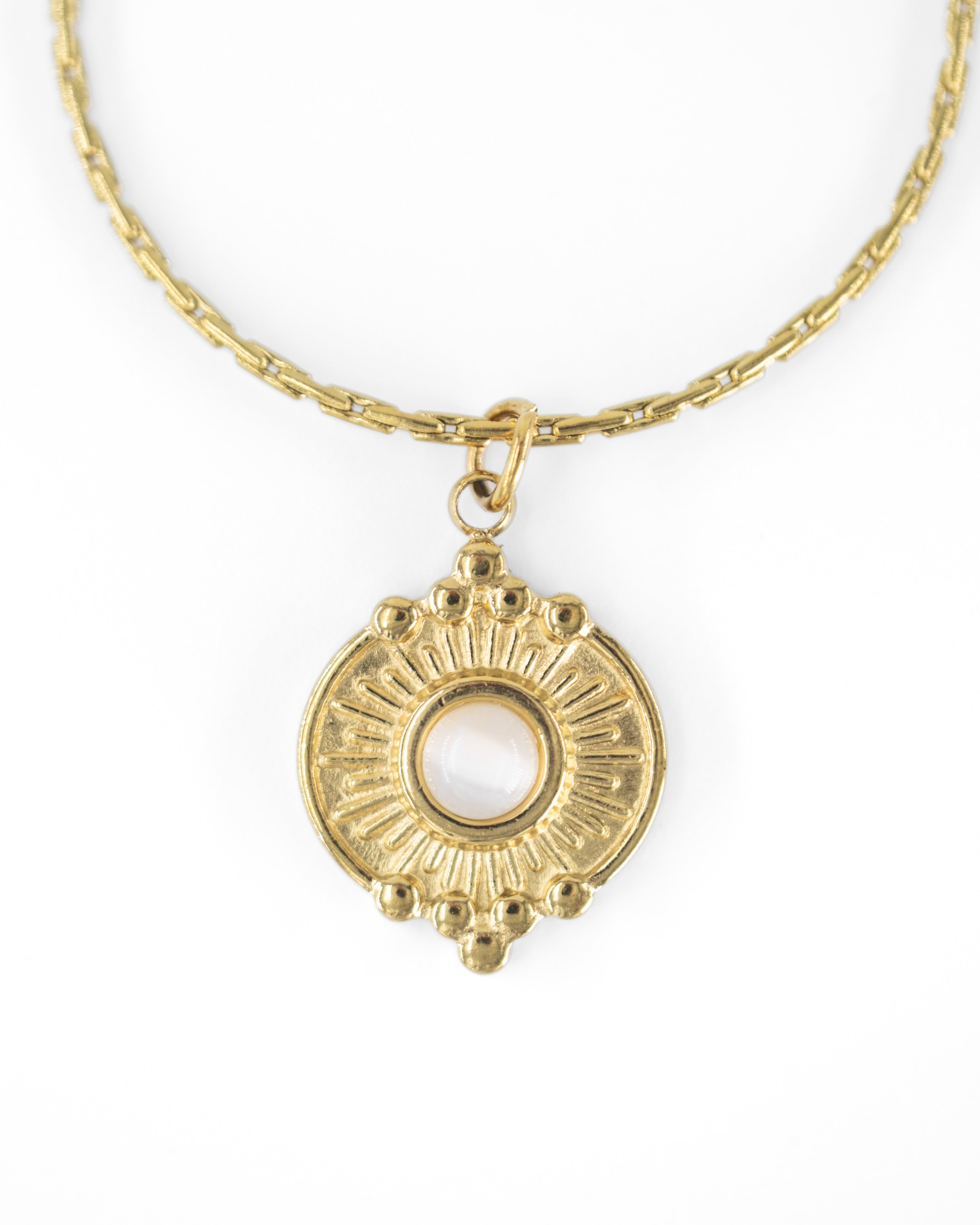 RAYELLE TAŞLI ÇELİK KOLYE