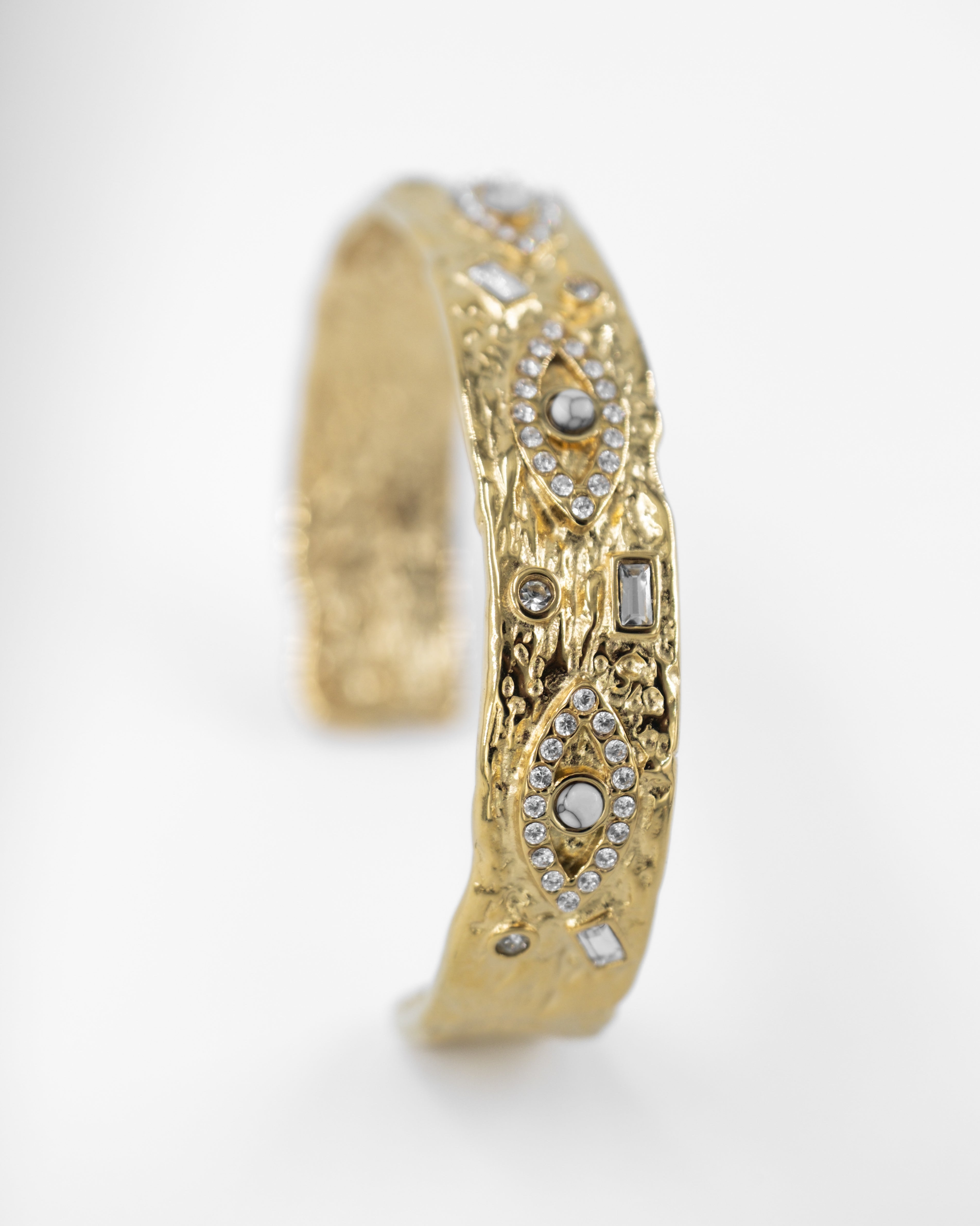 PALLADIUM TAŞLI AYARLANABİLİR ÇELİK BİLEKLİK