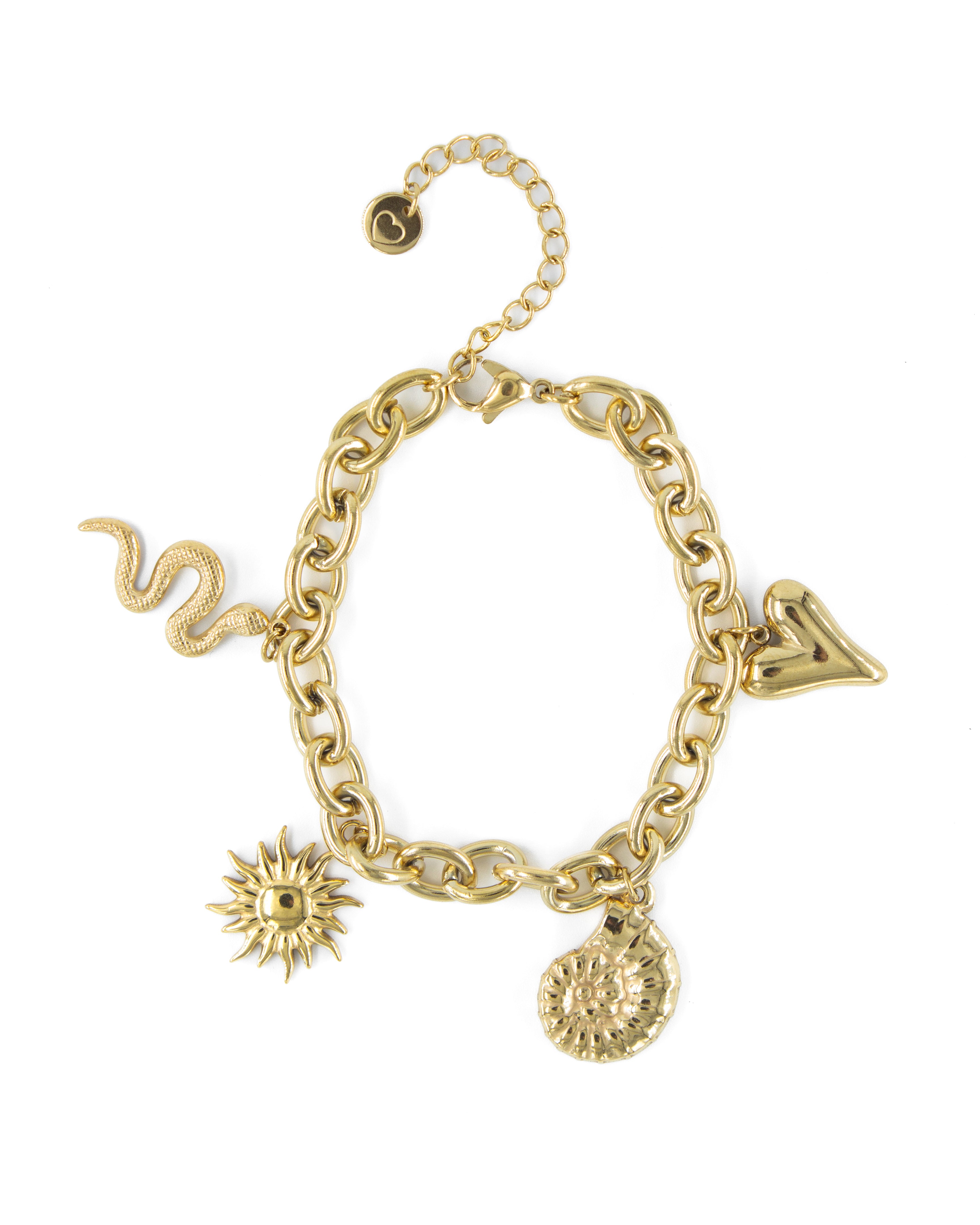 REVOLIA CHARMLI ÇELİK BİLEKLİK