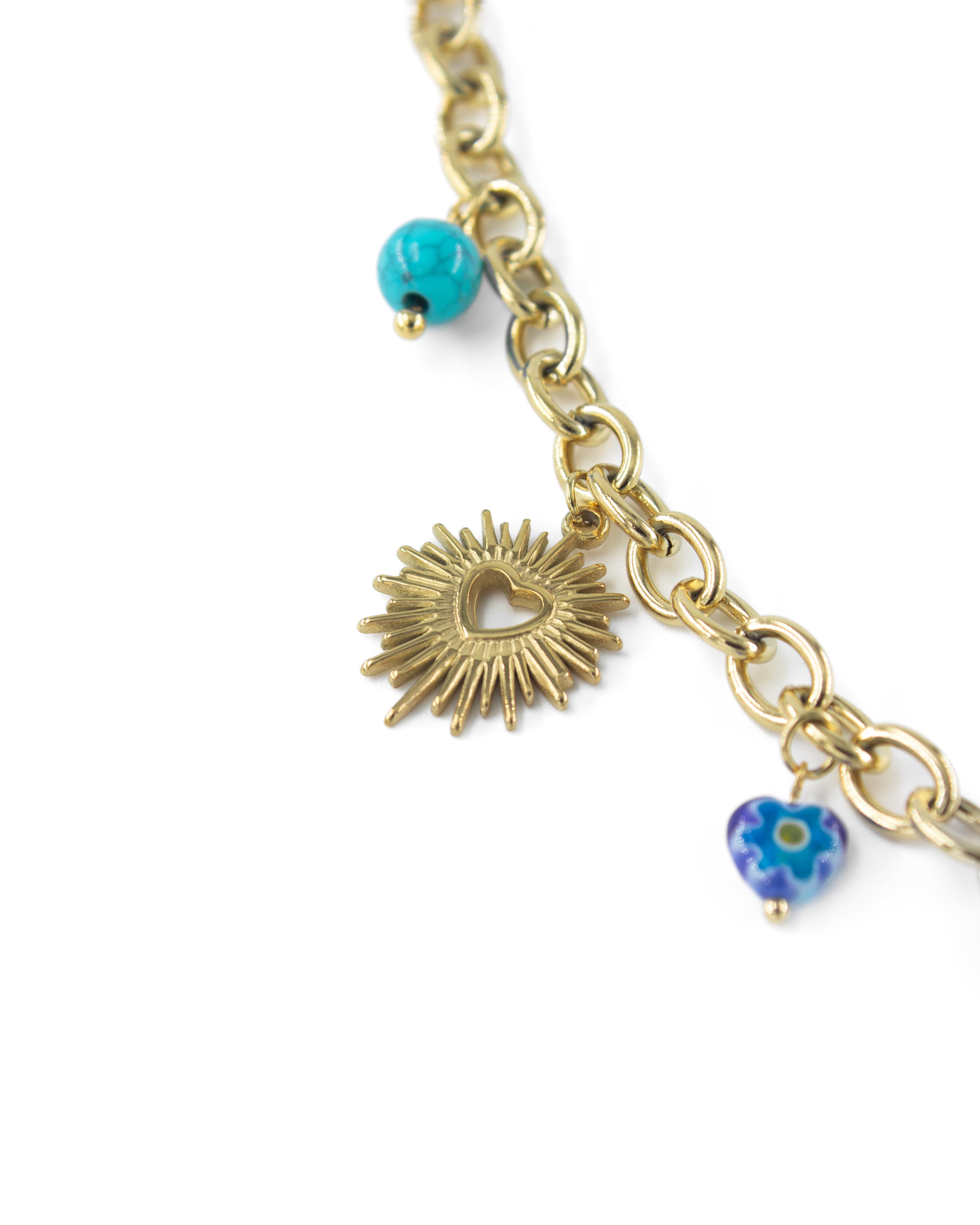 HARMONIA CHARMLI ÇELİK KOLYE