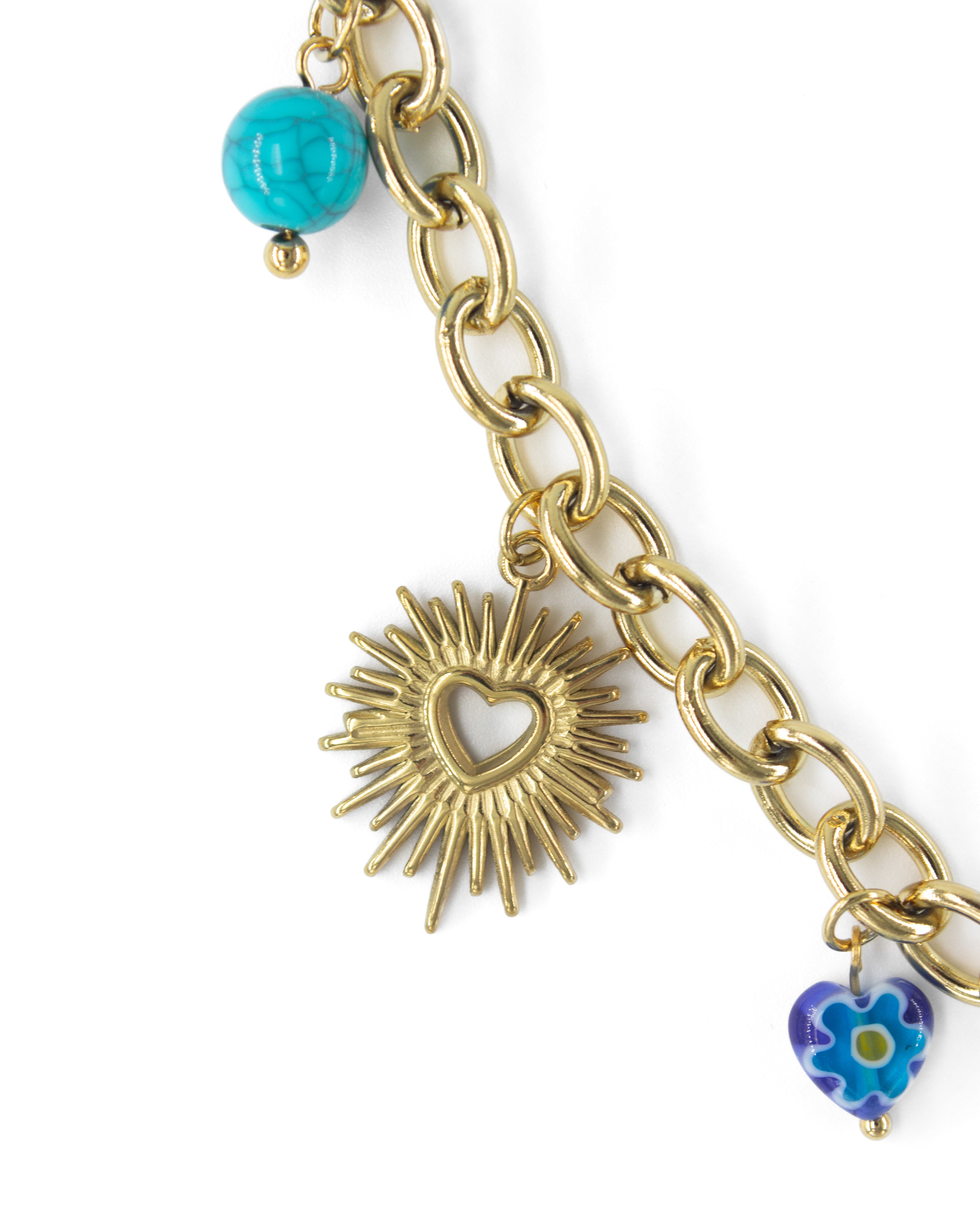 HARMONIA CHARMLI ÇELİK KOLYE