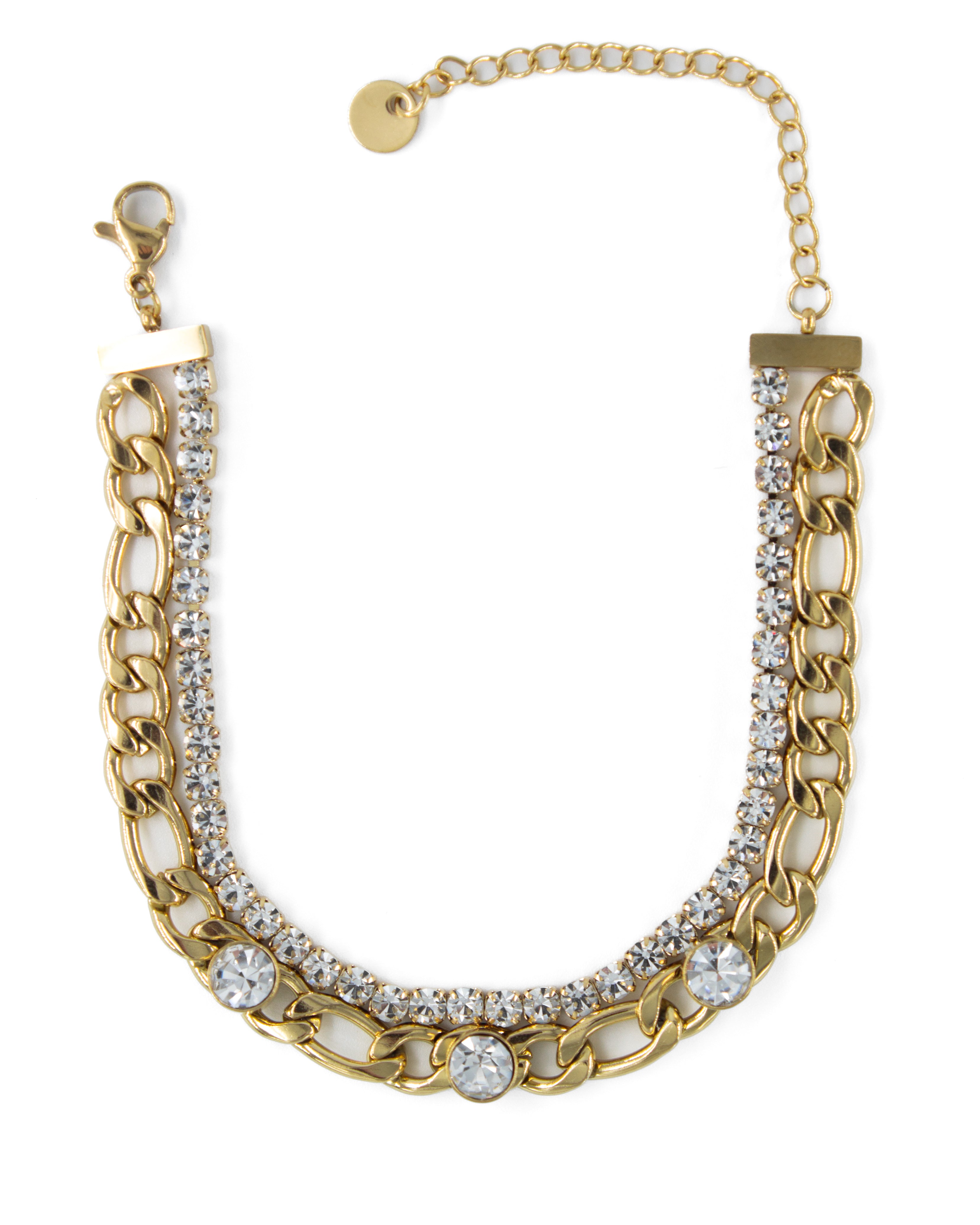 SPLENDOR 2'Lİ TAŞLI ÇELİK BİLEKLİK