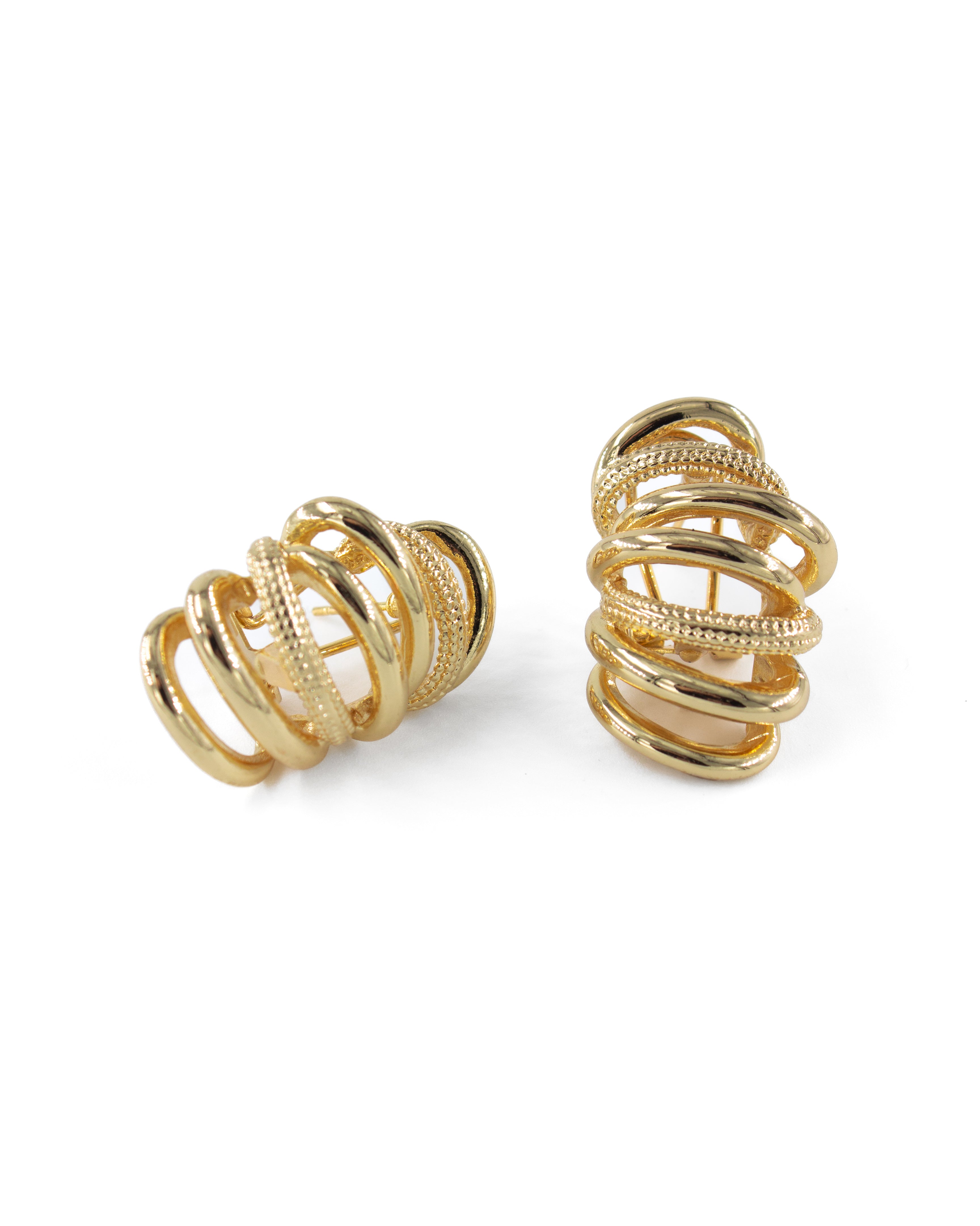 TEXTUS KATMANLI ÇELİK KÜPE