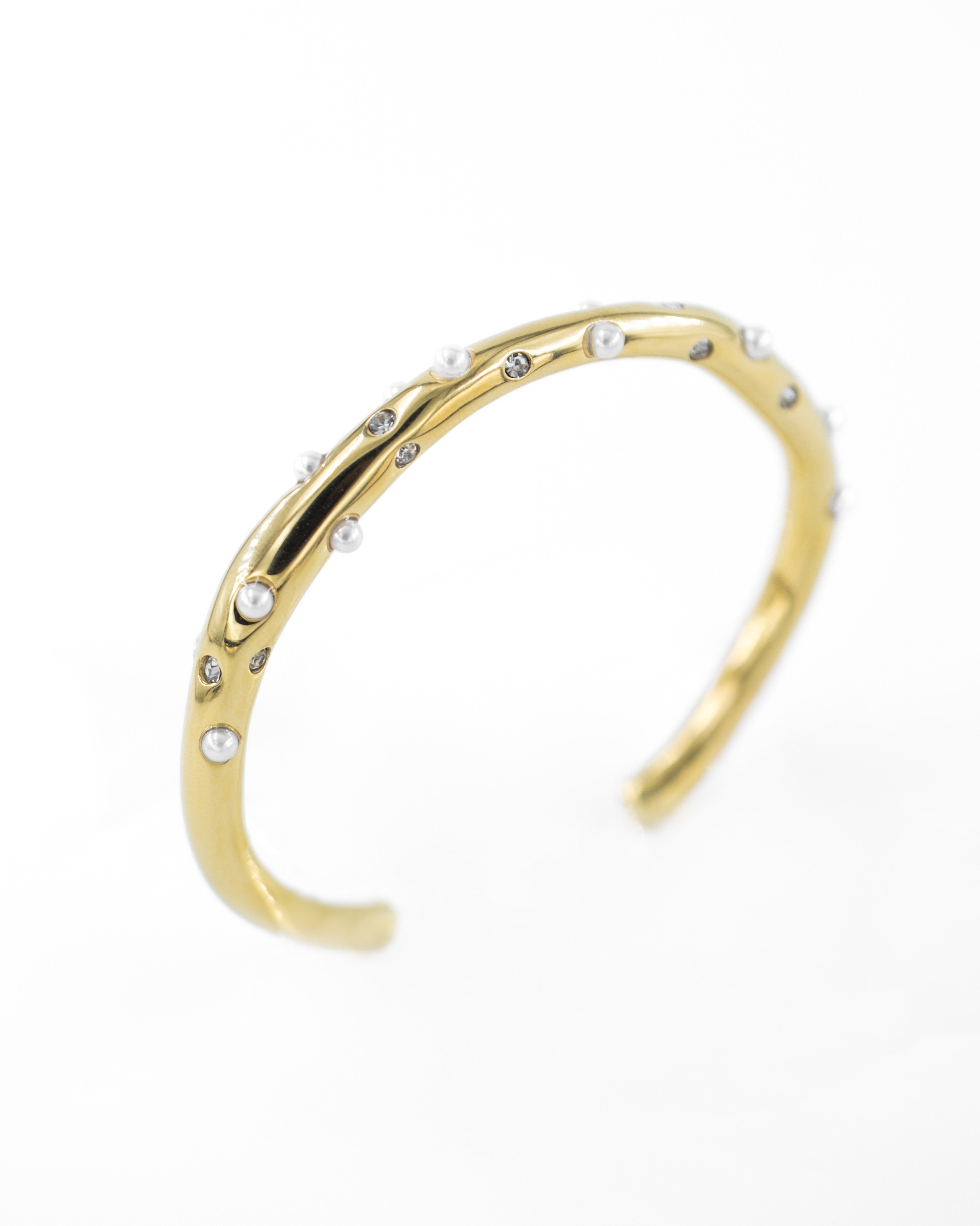 CONSTELLATION İNCİLİ AYARLANABİLİR ÇELİK BİLEKLİK