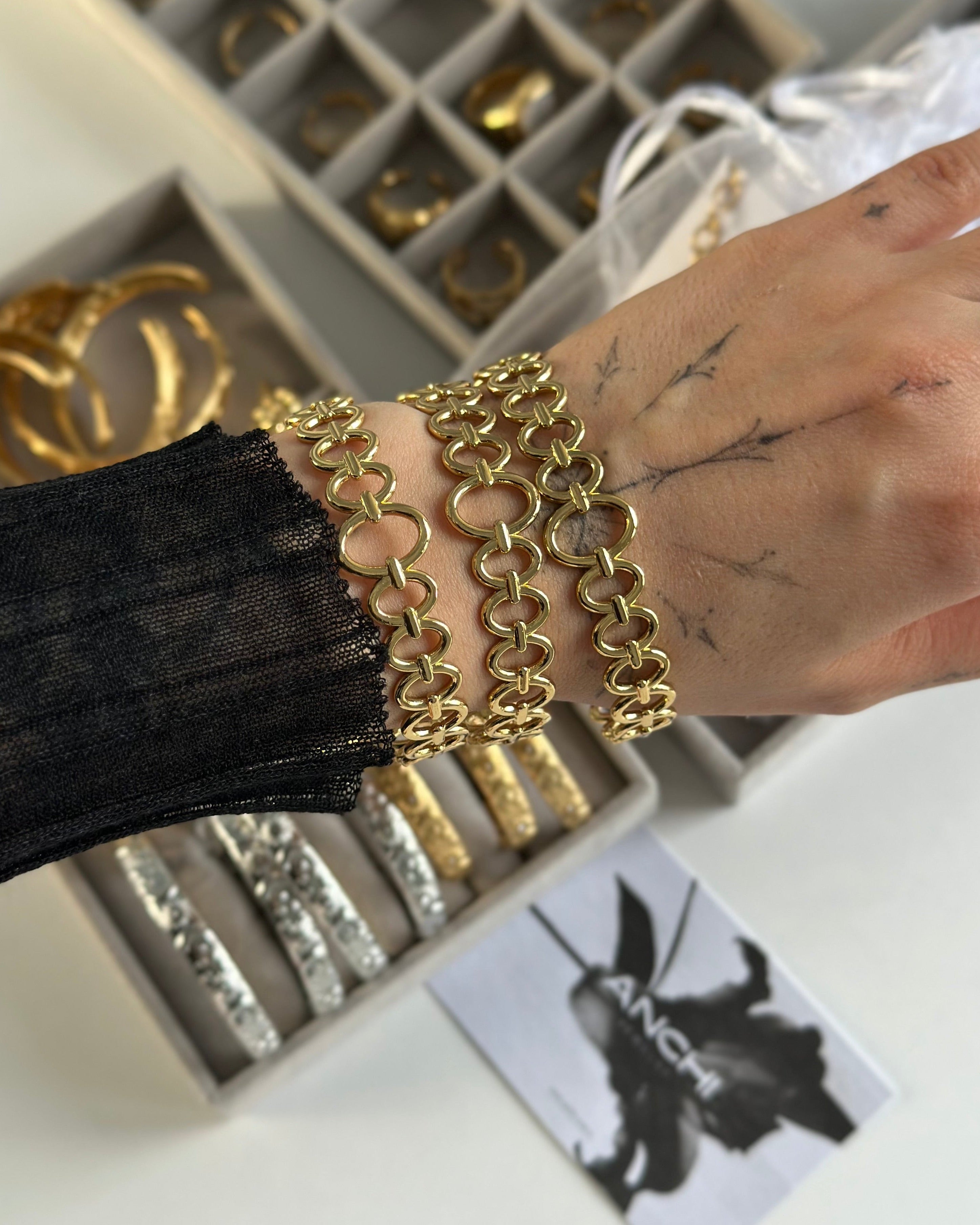 NEXUS ZİNCİR AYARLANABİLİR ÇELİK BİLEKLİK