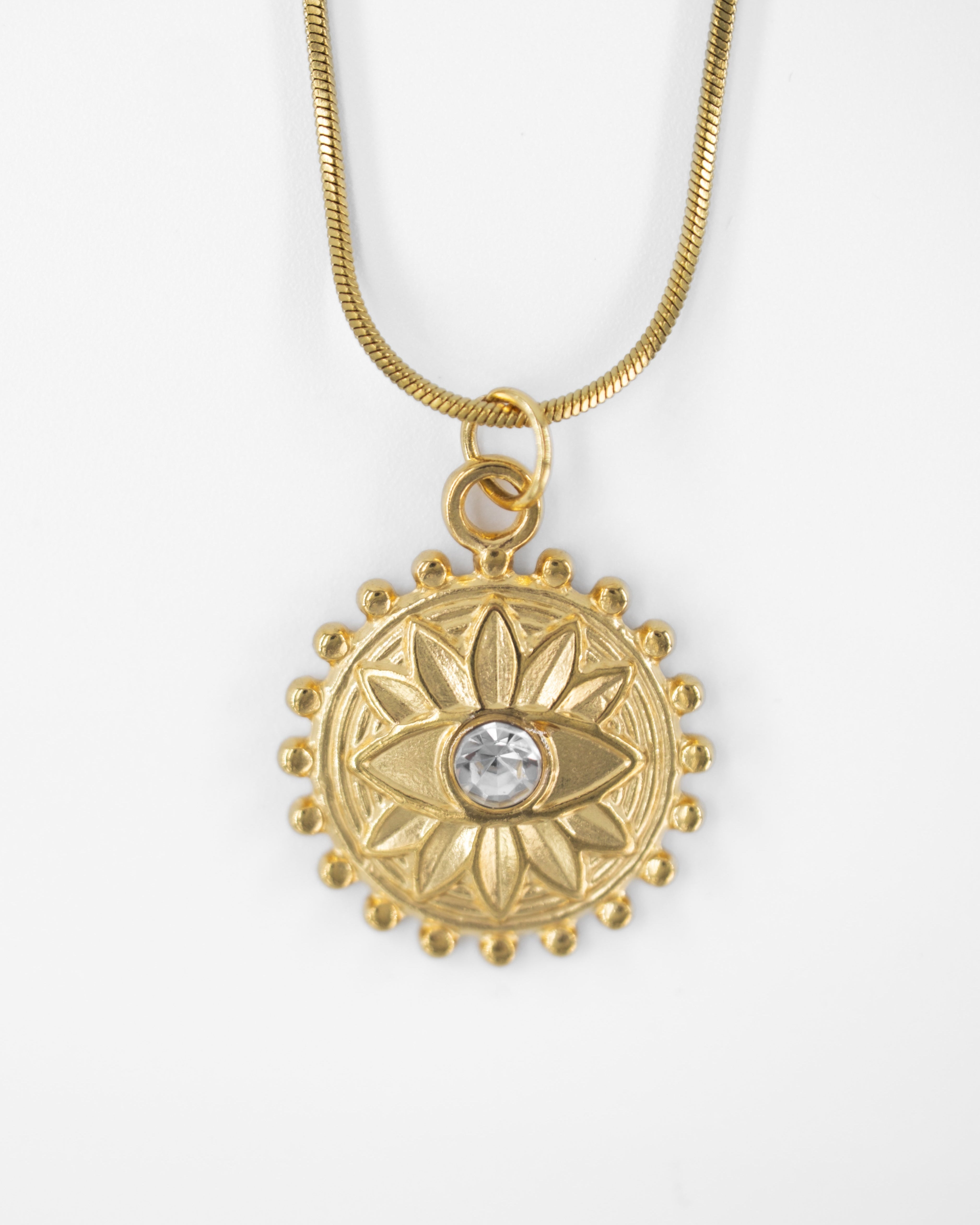 NIVALIS LOTUS ÇELİK KOLYE