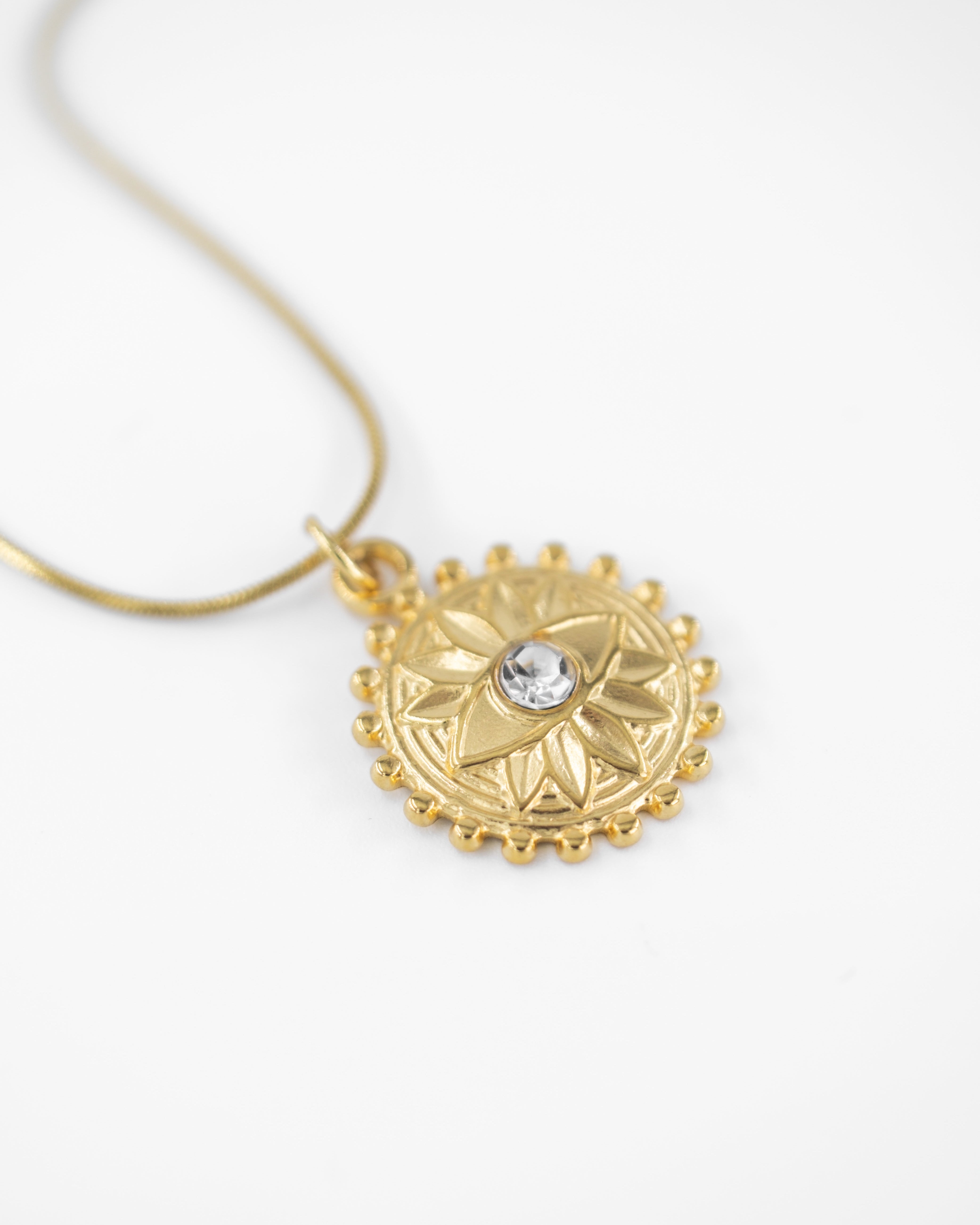 NIVALIS LOTUS ÇELİK KOLYE