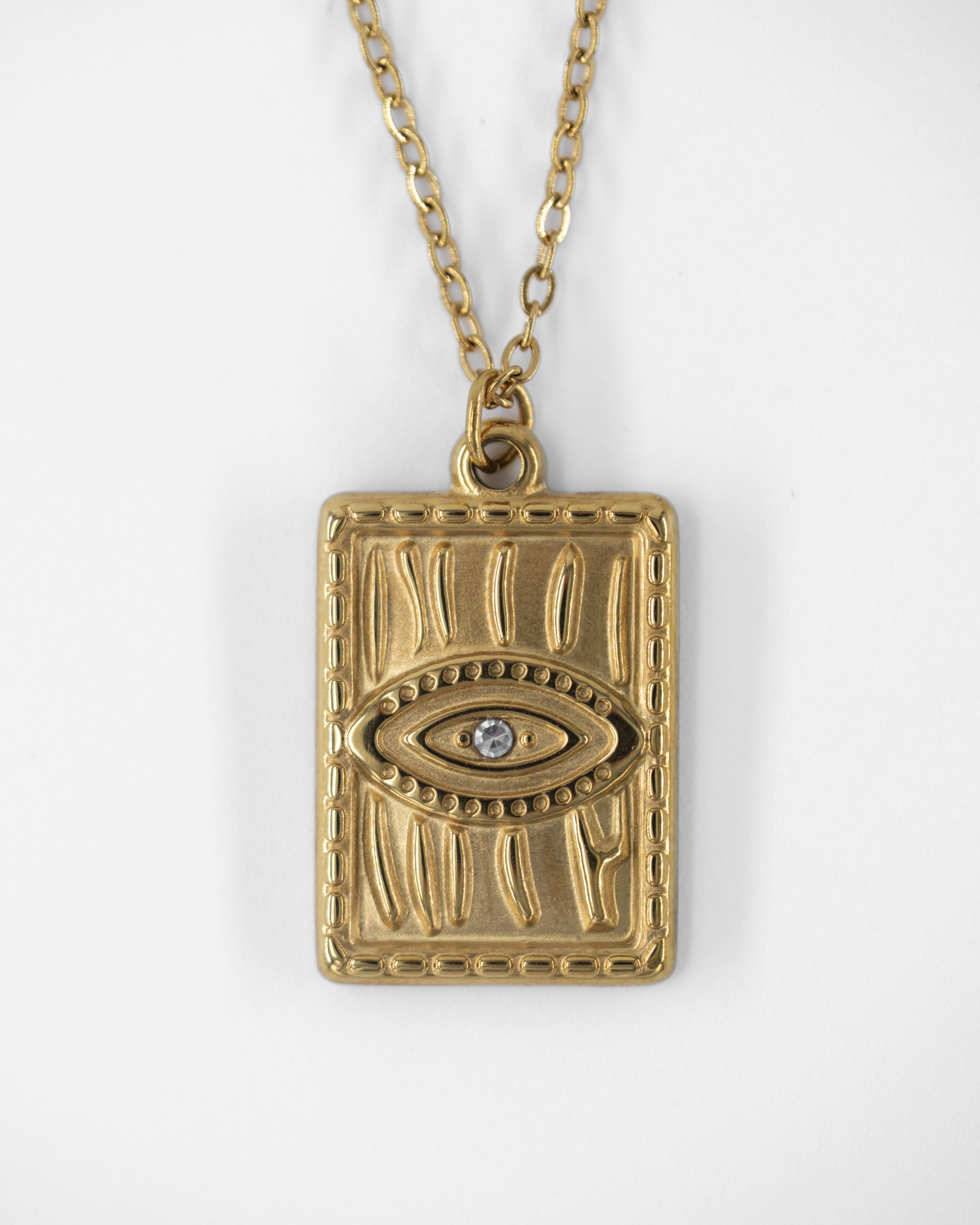 DAWNSEER ANTİK ÇELİK KOLYE