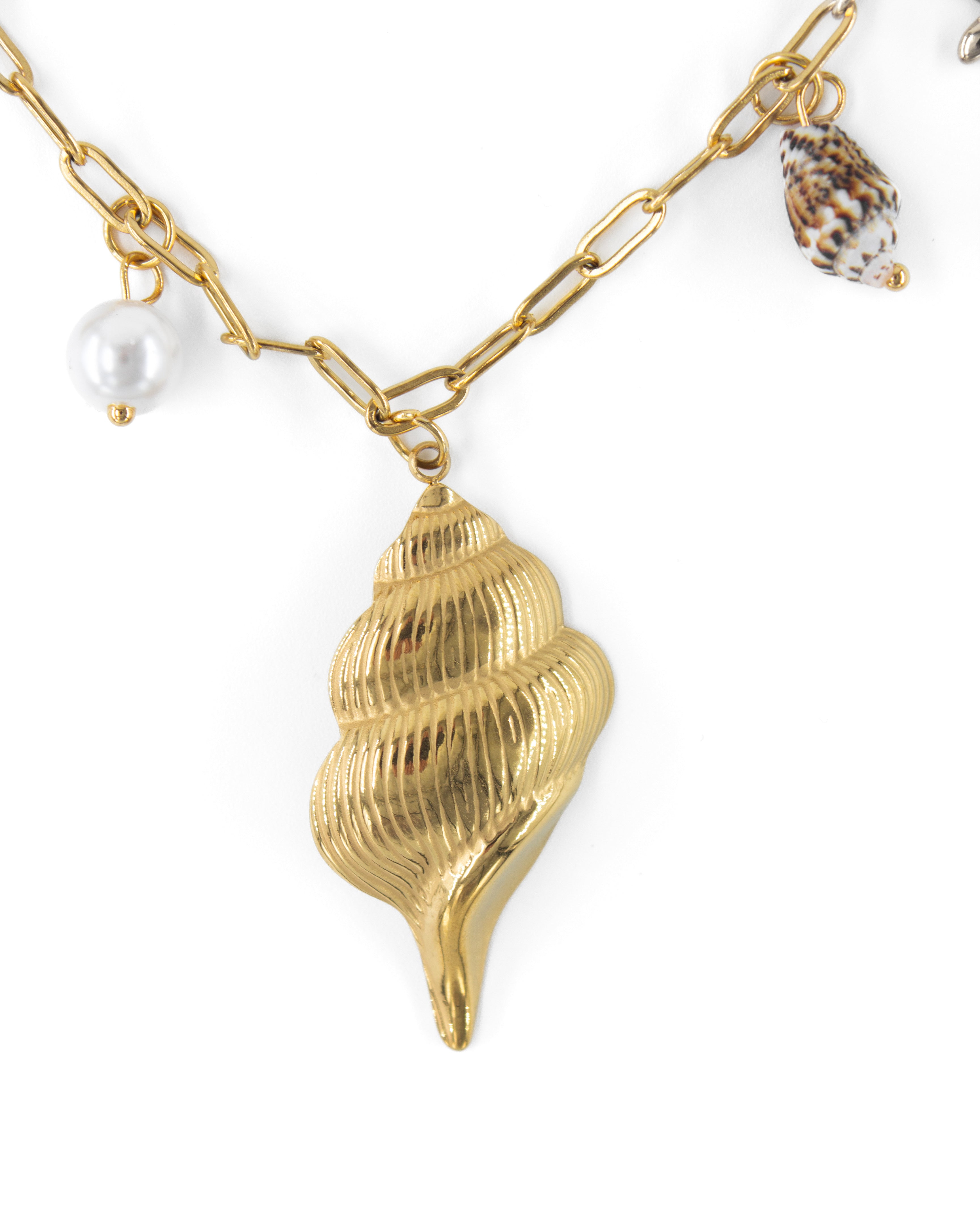 CLAMOR CHARMLI ÇELİK KOLYE