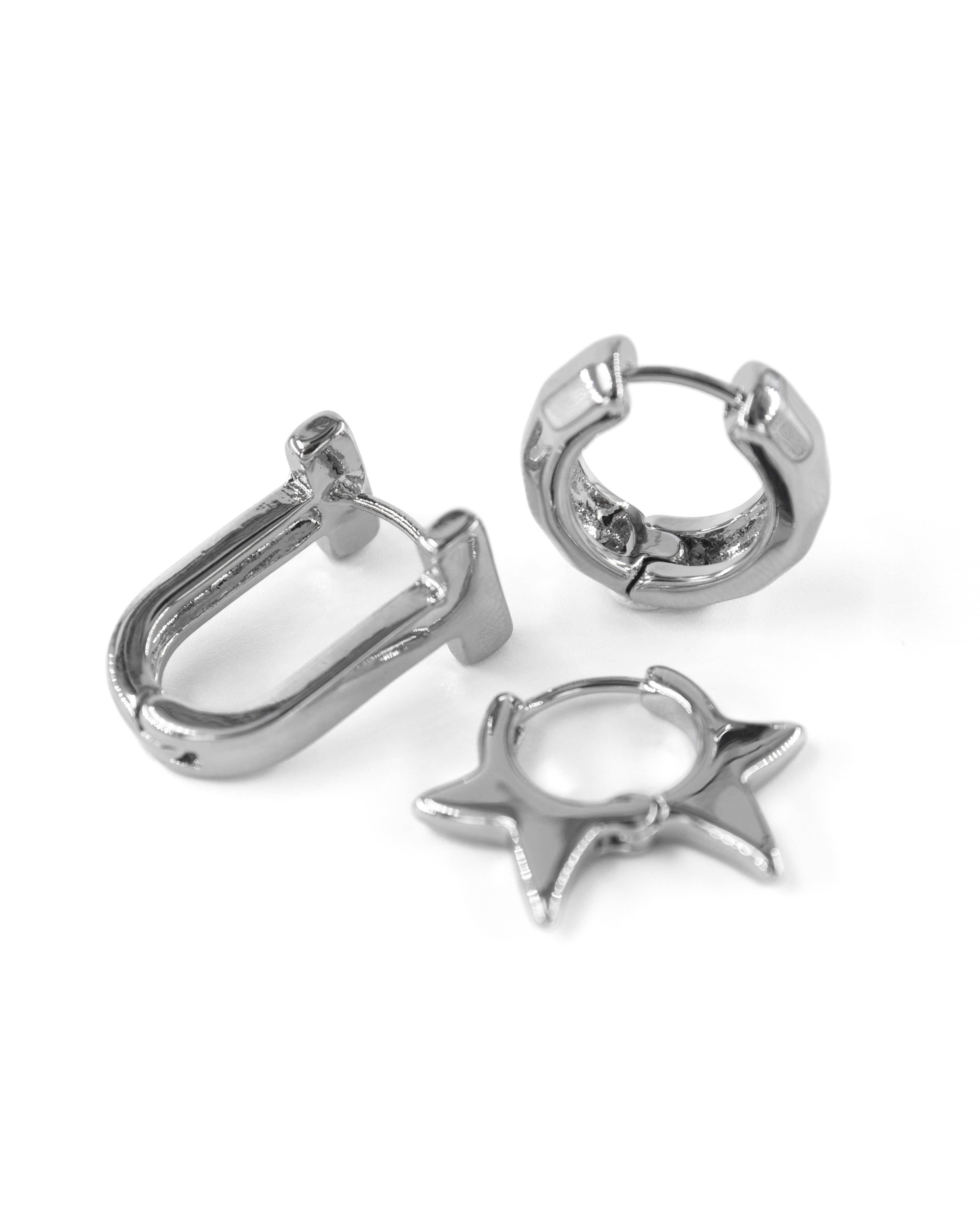 PURA SILVER ÇELİK 3'LÜ KÜPE