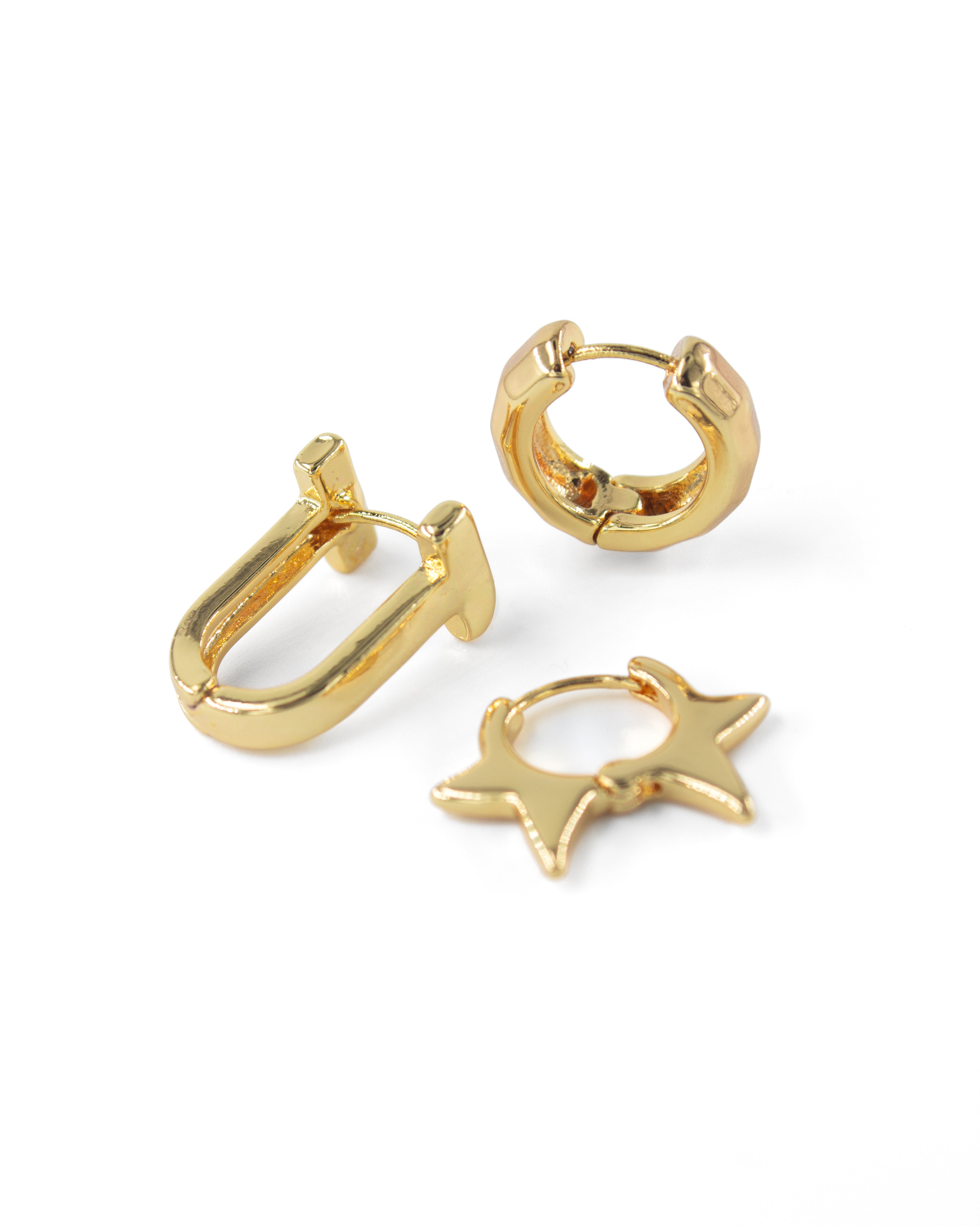 PURA GOLD ÇELİK 3'LÜ KÜPE