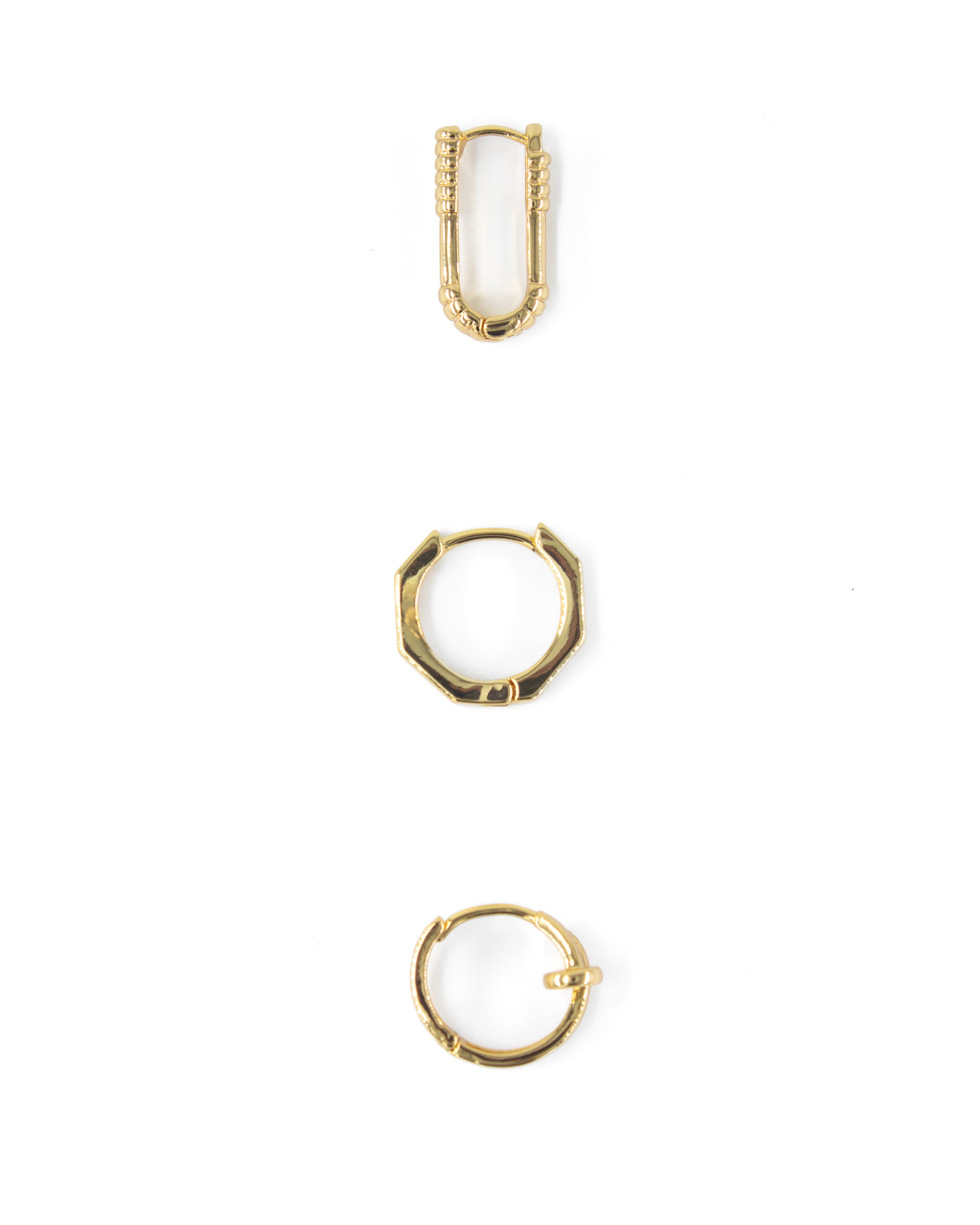 ORDO GOLD ÇELİK 3'LÜ KÜPE