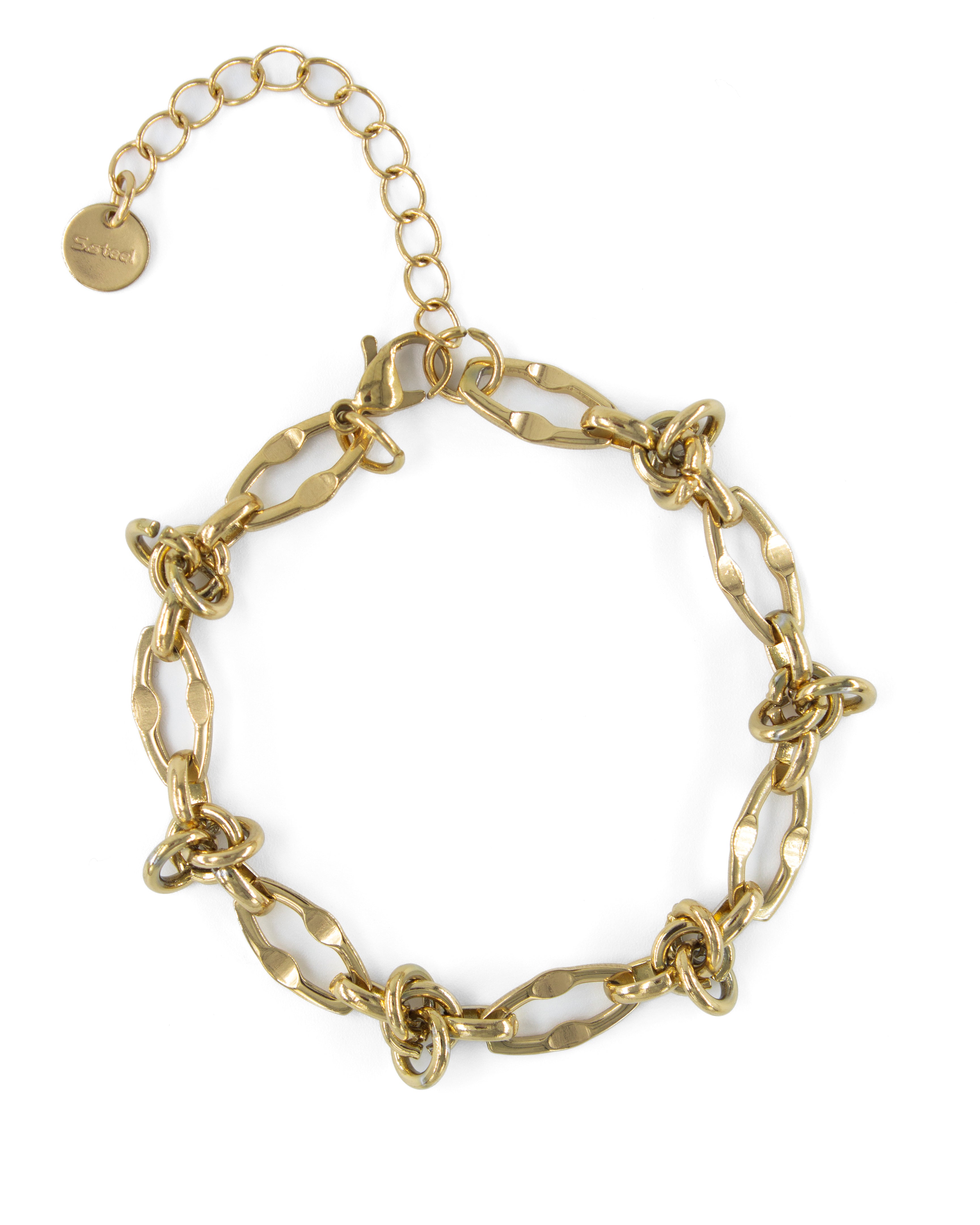 NODUS GOLD DÜĞÜMLÜ ÇELİK BİLEKLİK