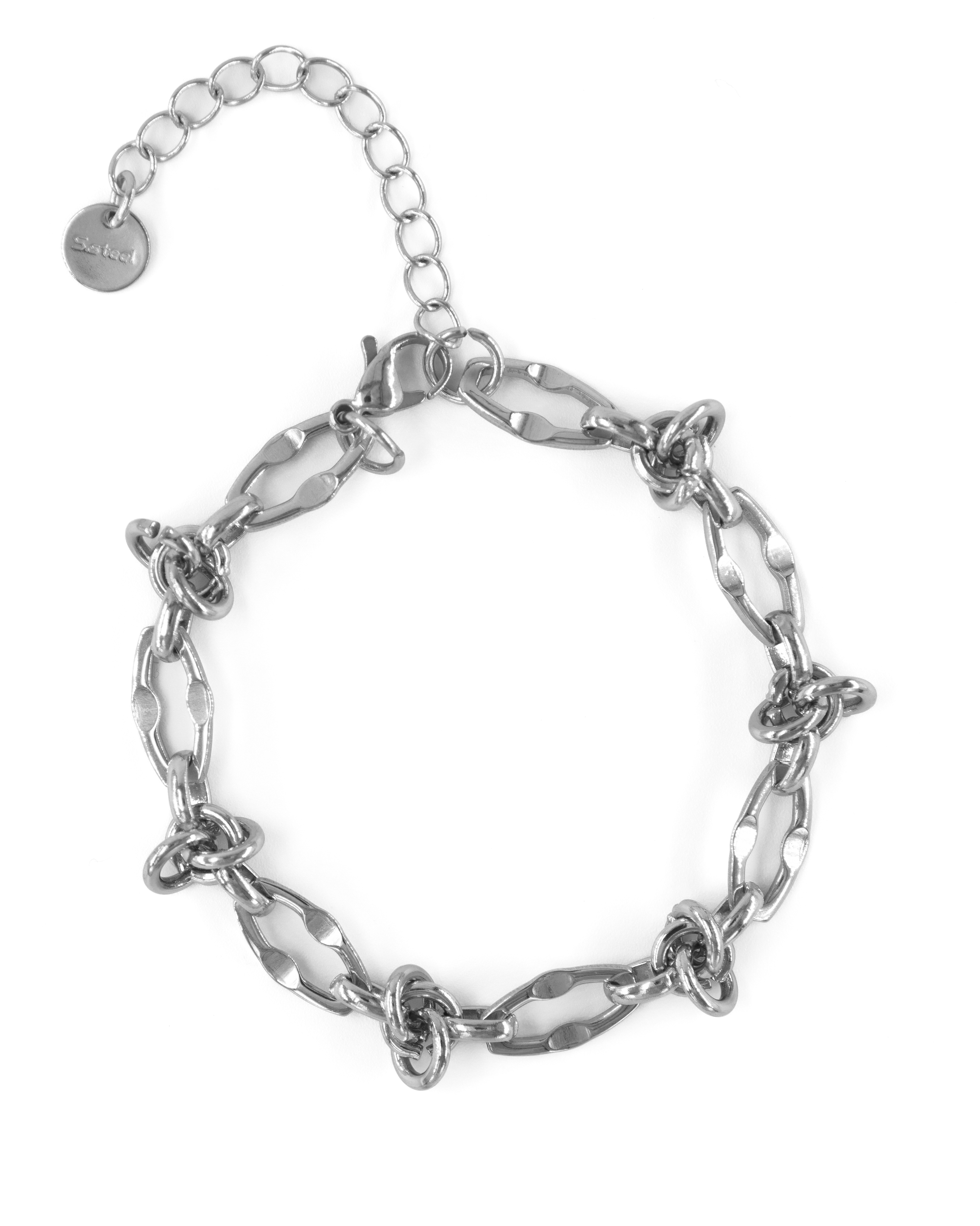 NODUS SILVER DÜĞÜMLÜ ÇELİK BİLEKLİK