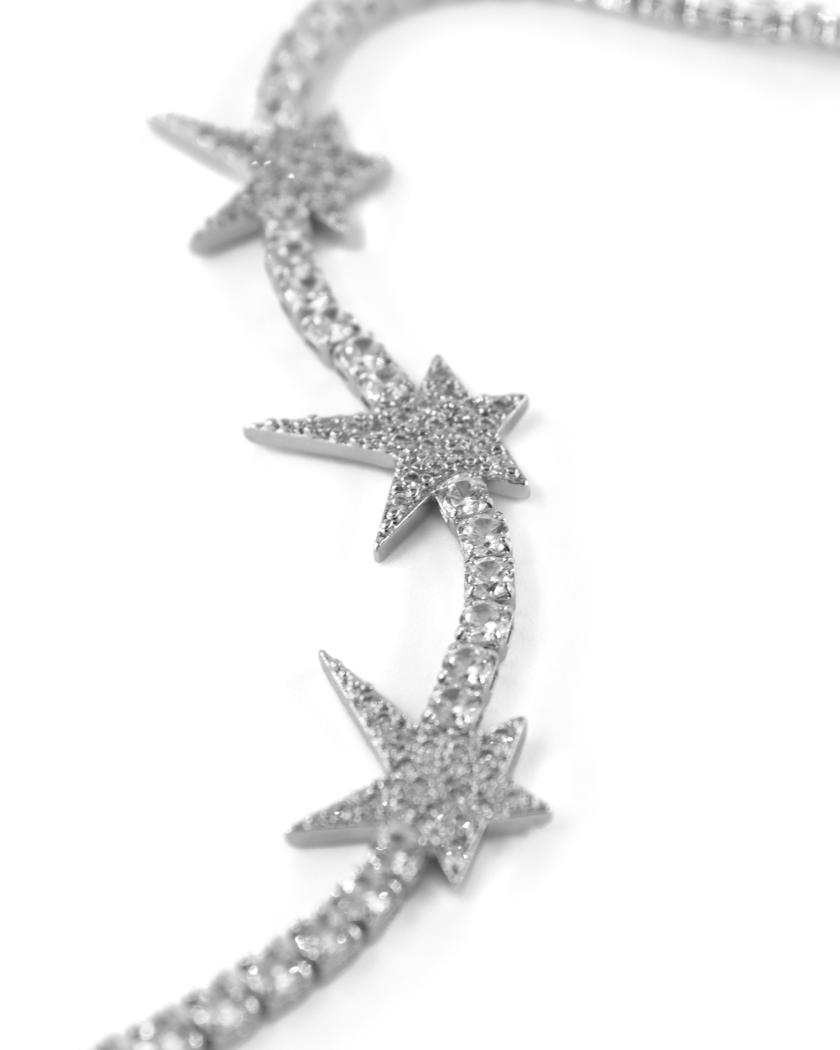 SIDEREA SILVER TAŞLI ÇELİK BİLEKLİK