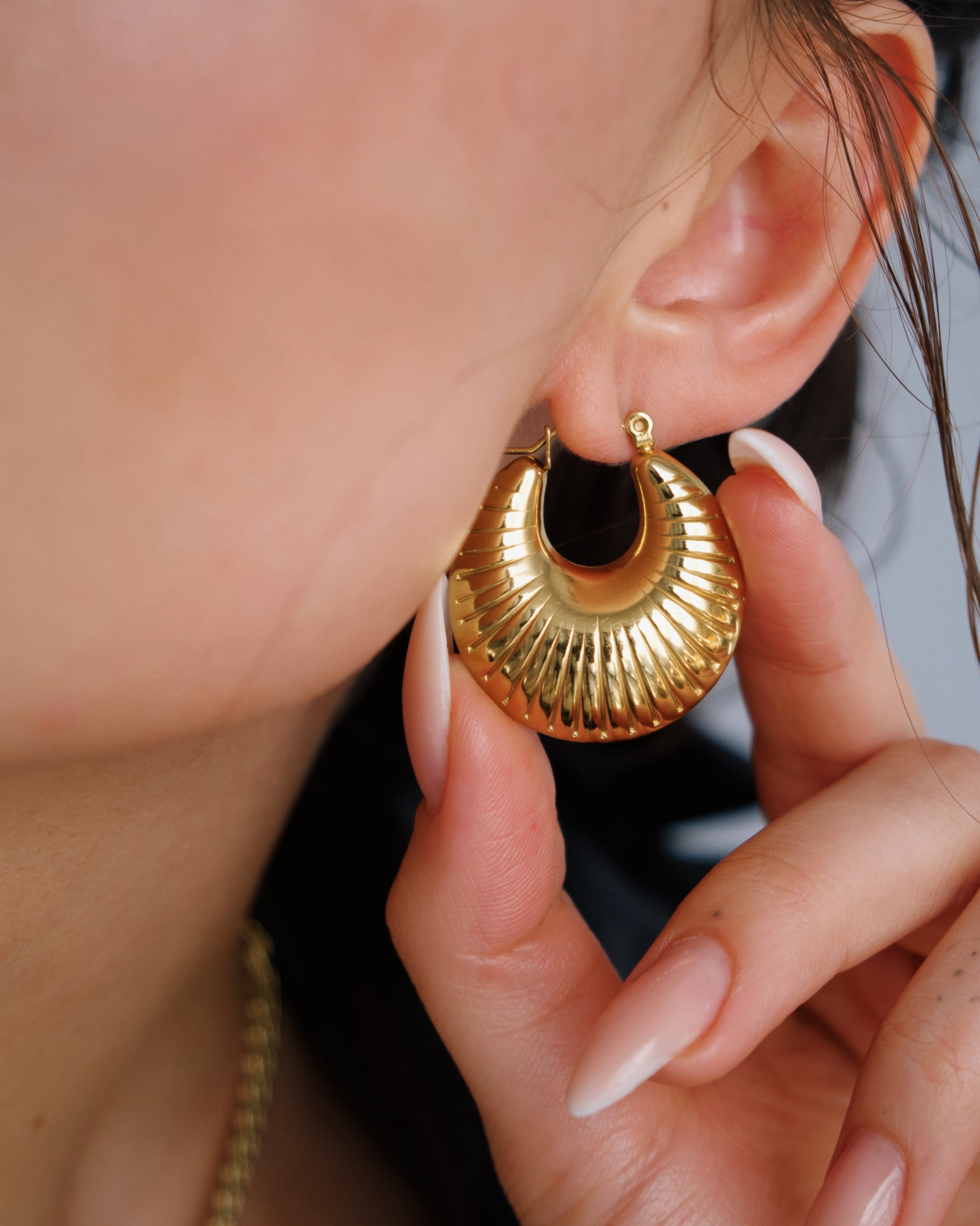 AURION BURMA ÇELİK KÜPE