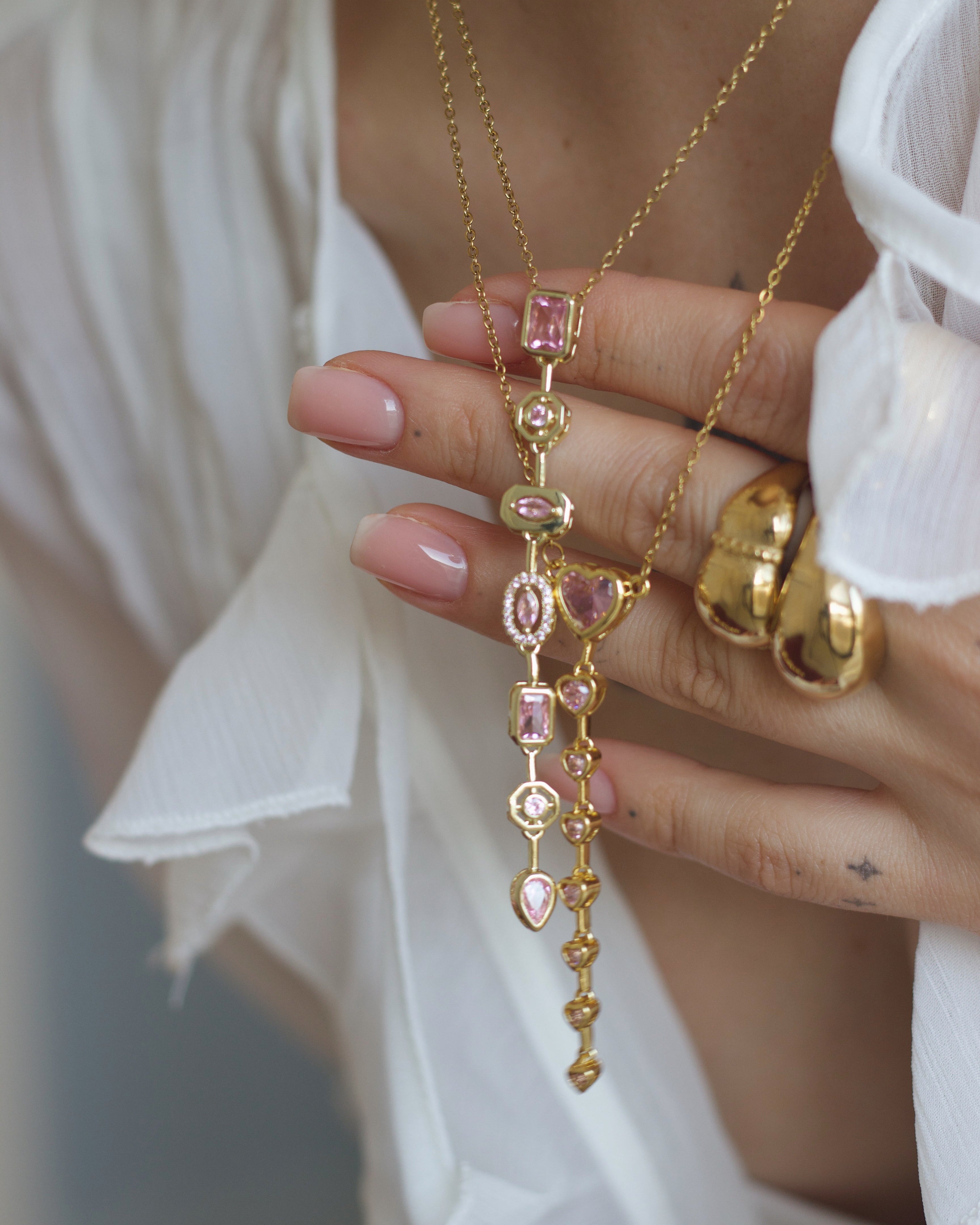 VARIETAS Y SERİSİ ÇELİK KOLYE