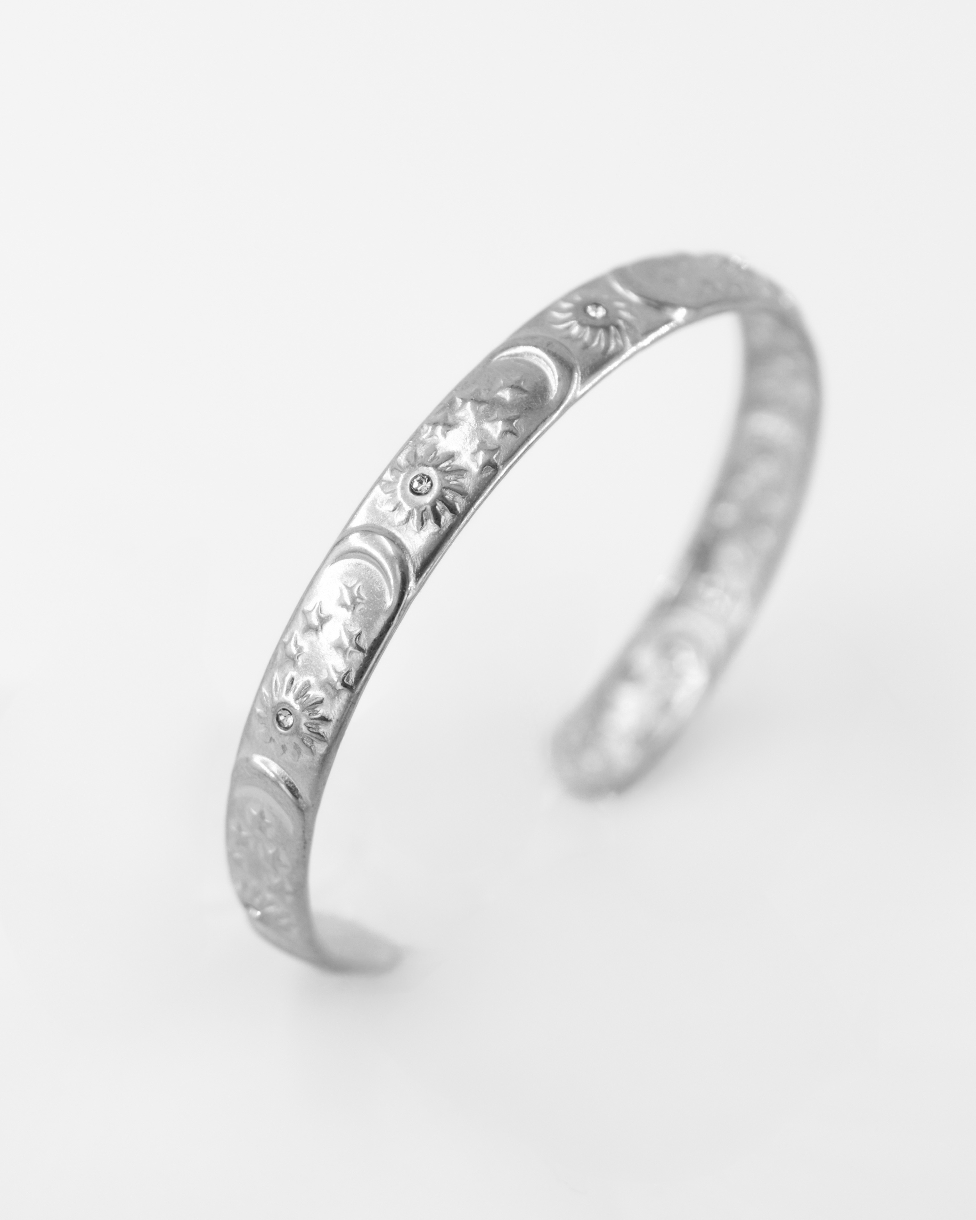 KOZMOGRAFI TAŞLI AYARLANABİLİR ÇELİK BİLEKLİK