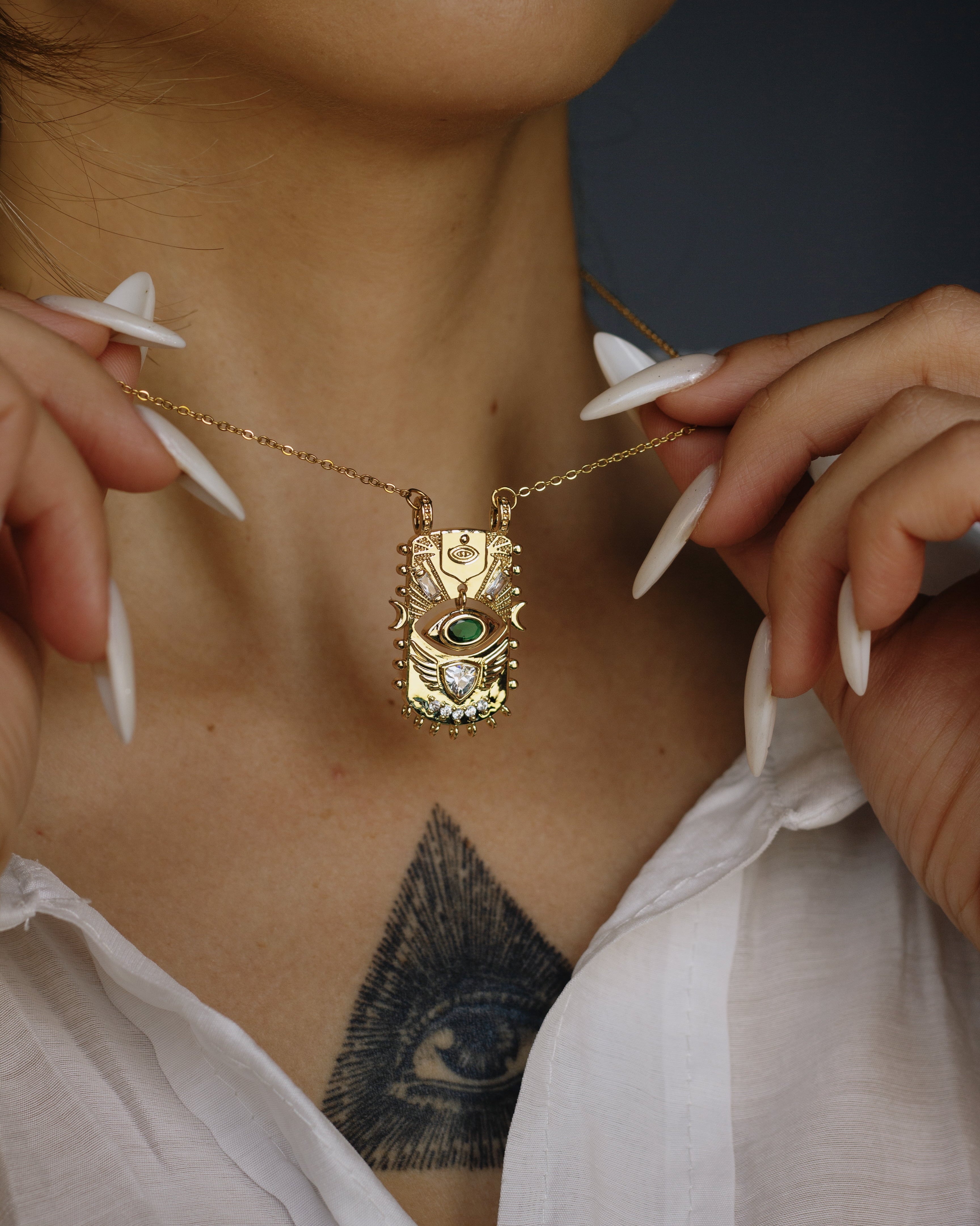 HOLOS TOTEM ÇELİK KOLYE